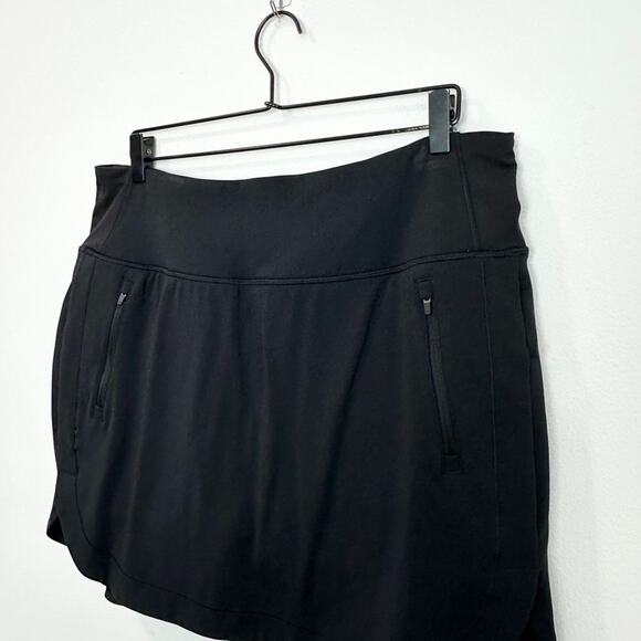 Athleta Fairway High Rise Golf 16 Skort Black Tennis Athletic Athleisure size XL - Picture 3 of 6
